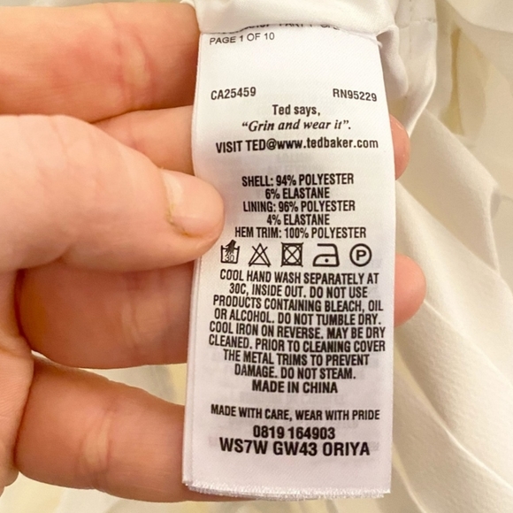 •Ted Baker London Oriya top• Size 0 - Picture 10 of 10